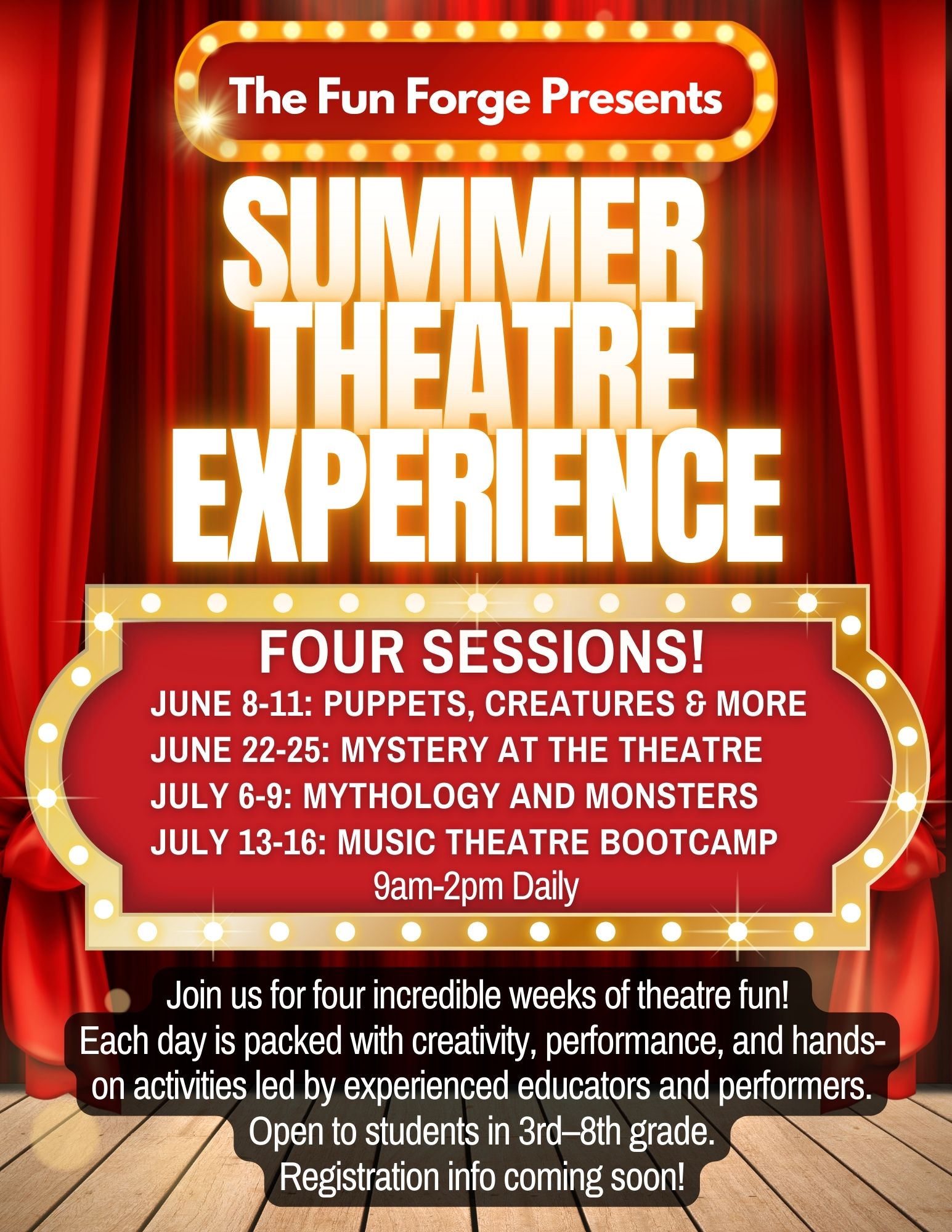 Summer Theatre Experience Title Flyer Placeholder